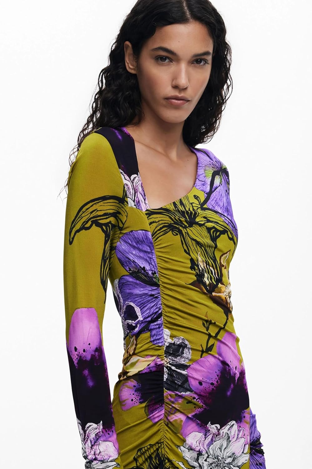 Desigual Women's Woman Knit Dress Long Sleeve