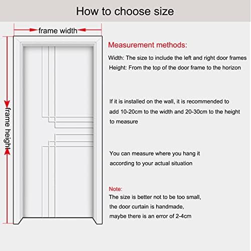 Thermal Insulated Door Curtain,Thicken Winter Warm Soundproof Door Curtain Insulated, Cotton Door Cover Soundproof Sheet, for Air Conditioner Heater Room/Kitchen