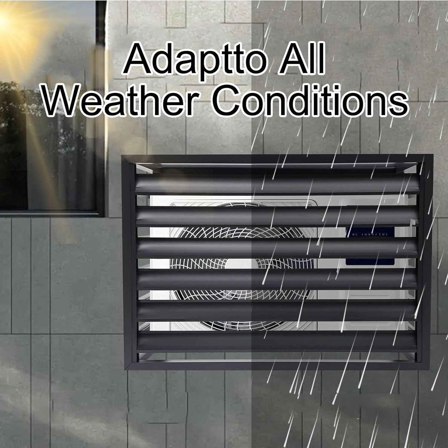 Air Conditioner Fence, Air Conditioner Fence Screen for Outdoor Units, All Weather Anti Theft, Dog Proof, for Privacy, Noise Reduction(Brown,110cm)