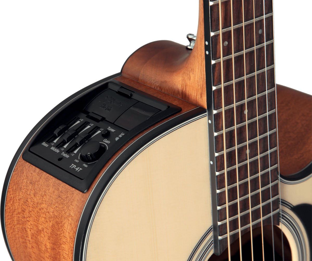Takamine GX18CE Solid Spruce 3/4 Size Taka-mini Acoustic-Electric Guitar with Gig Bag
