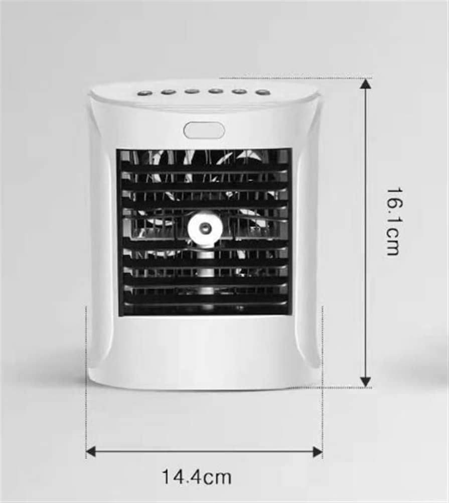 Mini Portable Air Conditioner, Personal Evaporative Air Cooler, Desk Cooling Fan, Mini Air Conditioner for Bedroom Office Outdoor
