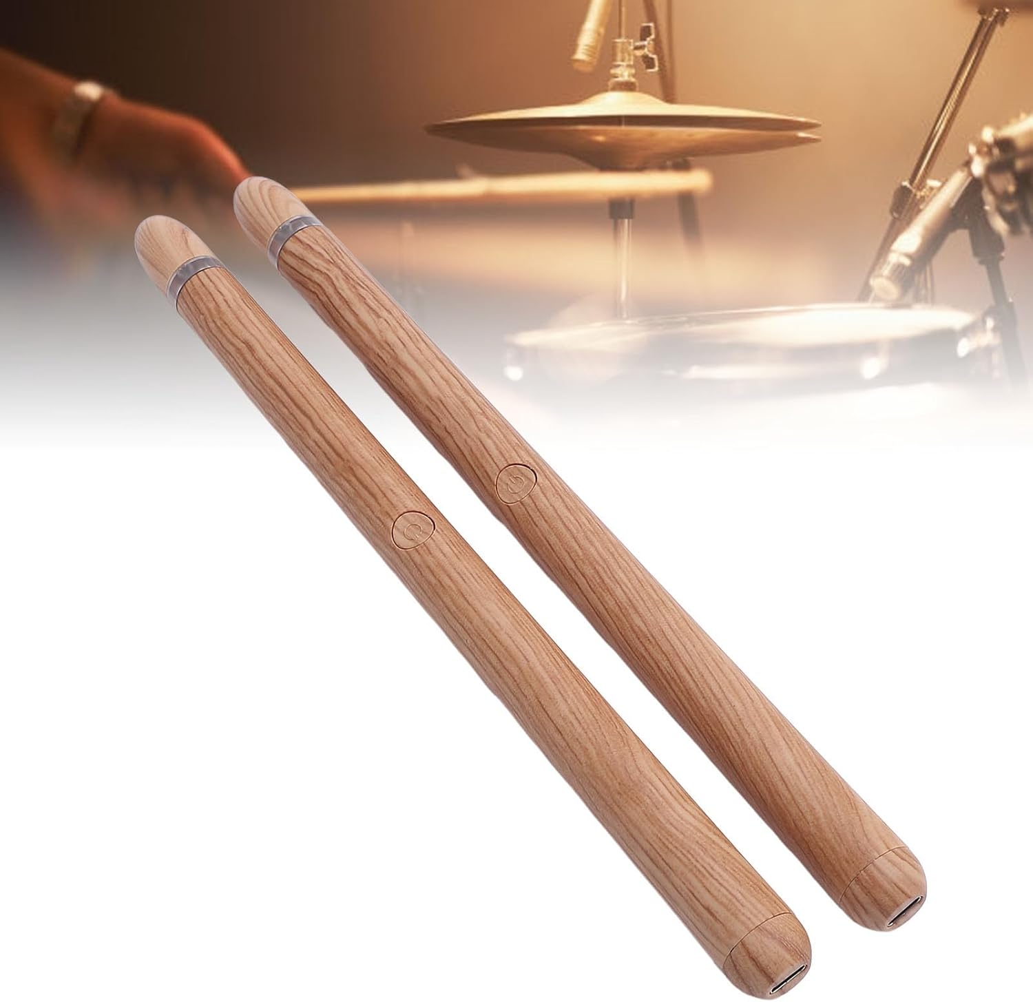 Virtual Electronic Drum Set, Smart Electronic Drum Set Machine for Beginners Adults Kids Gift, Air with Drumsticks Pedals, Play Anywhere