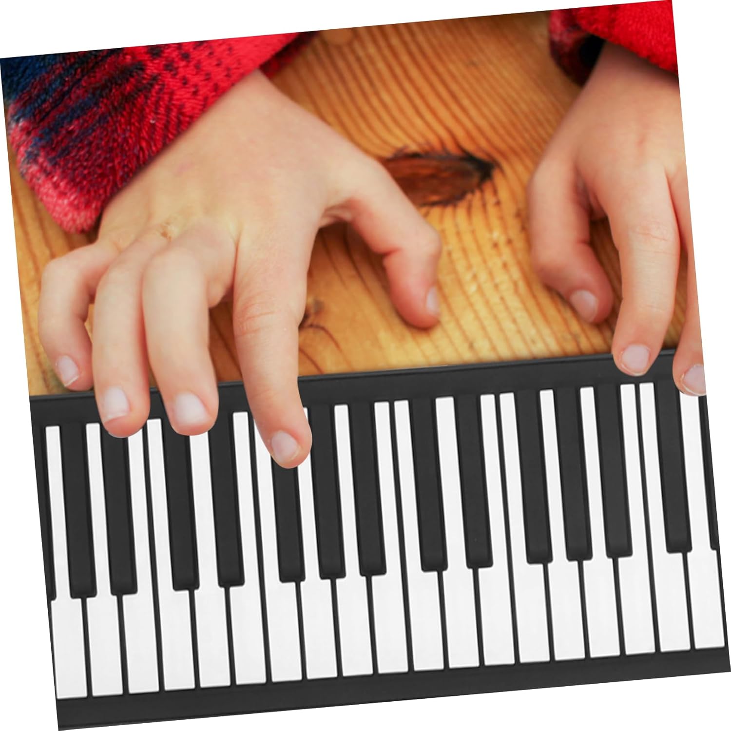 Keys Portable Up Piano Durable Silicone Electronic Keyboard for Beginners Lightweight Easy to Carry for Music Lovers