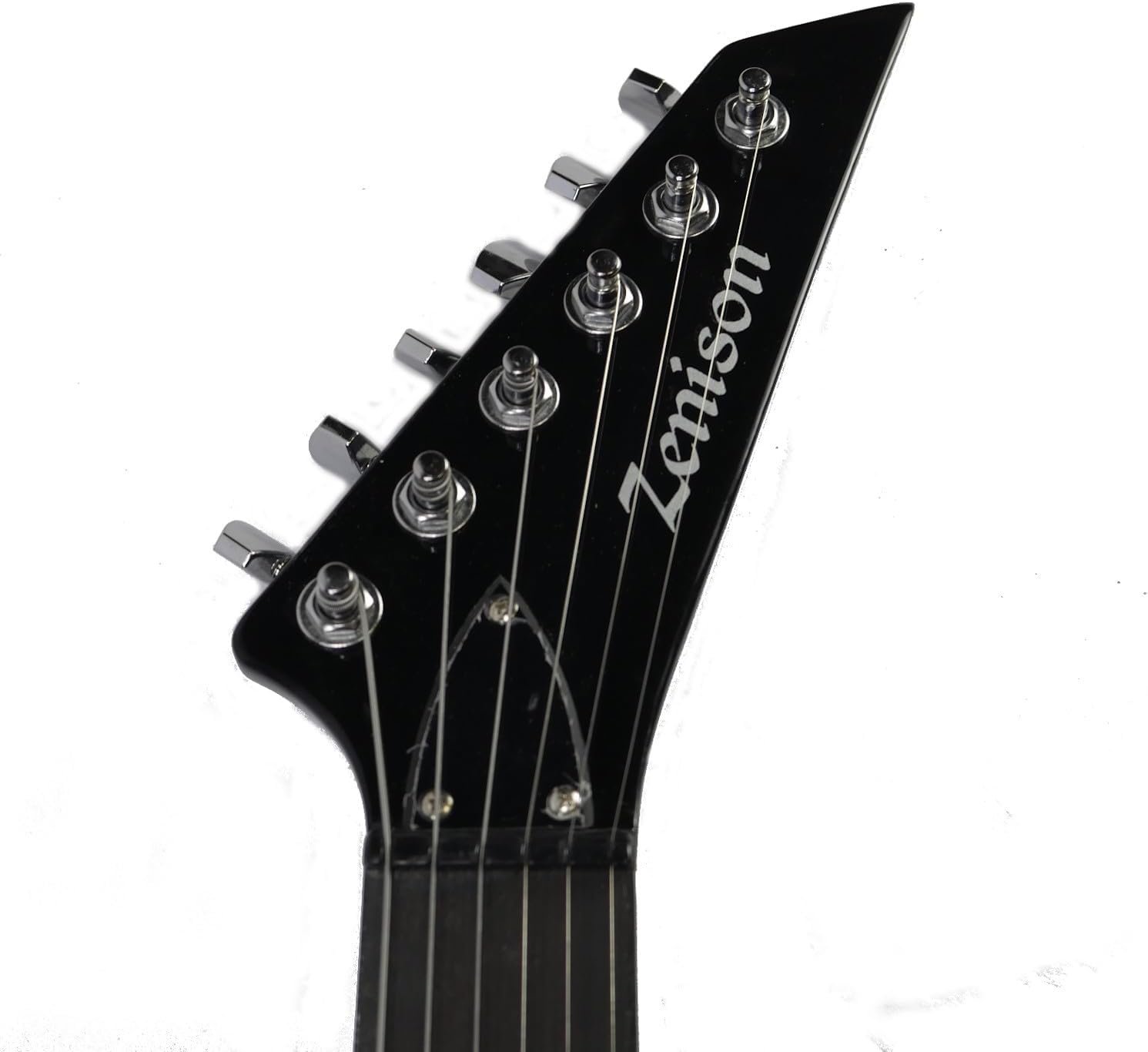 ELECTRIC GUITAR Black 6 String Right Handed Hard Rock Heavy Metal Style