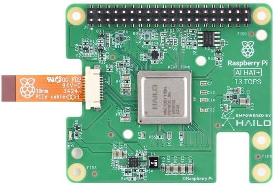 Pi5 AI Kit, Compatible with Raspberry Pi 5 8GB, Bundle with Raspberry Pi AI HAT+ 26T, PI5-IMX219-77 Camera, Cooler, 64GB TF Card, Cable and Other Accessories Items (PI5-8GB AI Kit D)