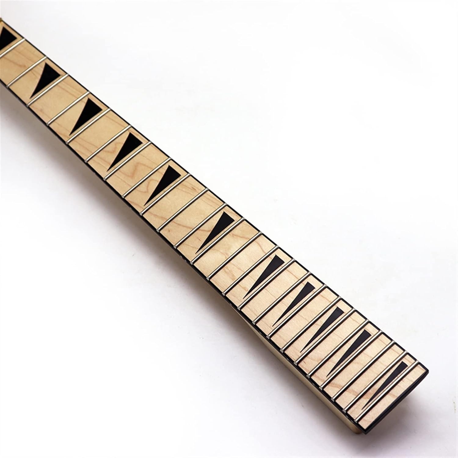 ZUZU 6 Strings Electric Guitar Neck Wood Guitar Neck Matte 24 Frets Unfinished Guitar Neck