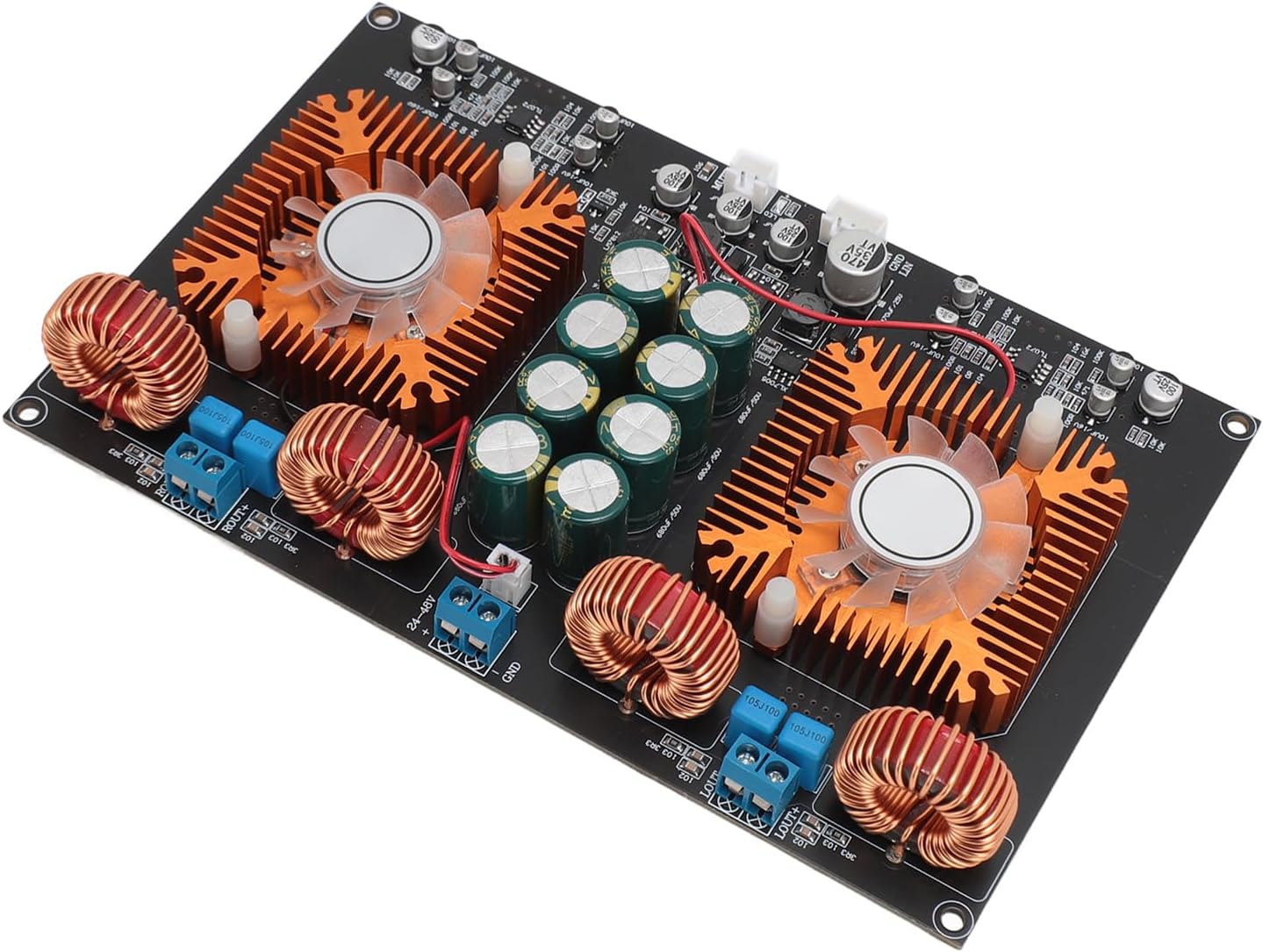 TPA3255 Amplifier Board, Class D Dual Core 600W Stereo, Efficiency Amp Module for Home Theater with Clear Sound Output