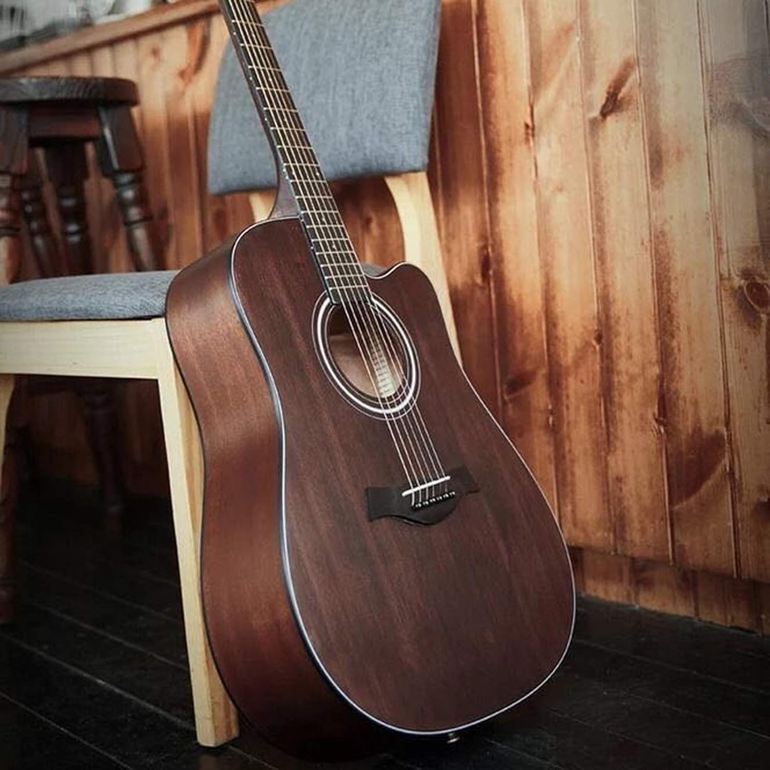 Guitar, Strong Sound Conductivity, More Stable Sound, Closed Knob, Comfortable Grip, Suitable for Beginners and Boys (Size:38 inches-B,Color:A)