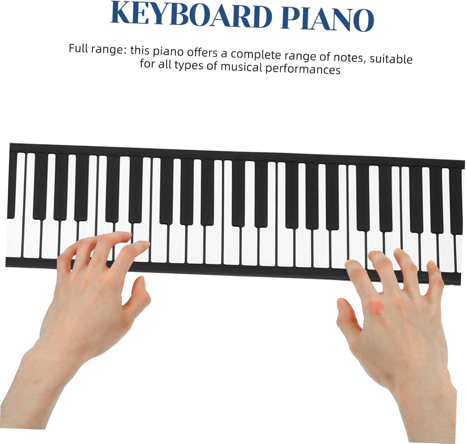 Key Roll-up Piano with Speaker Portable Silicone Hand Roll Keyboard for Travel and Beginners Foldable Design for Easy Storage and Comfortable Play