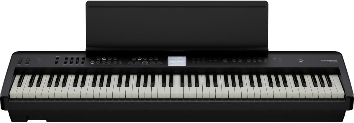 Roland FP-E50 Digital Piano | Premium Piano and Expandable Sound Library | 88-Note Hammer-Action Keyboard | Professional Auto-Accompaniment | Mic Input with Vocal Harmony FX | Bluetooth/MIDI Support