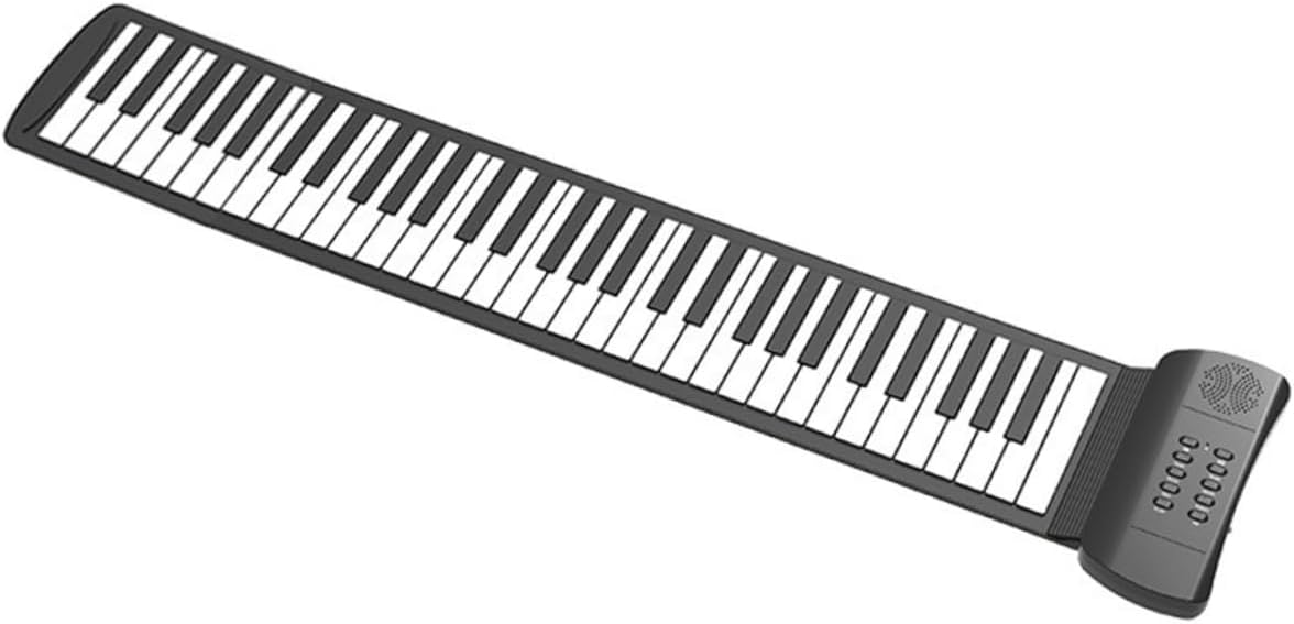 TOYANDONA Portable Key Hand Roll Piano Flexible Design High-fidelity Sound for Beginners Travel-friendly Electronic Keyboard for Music Practice and Learning
