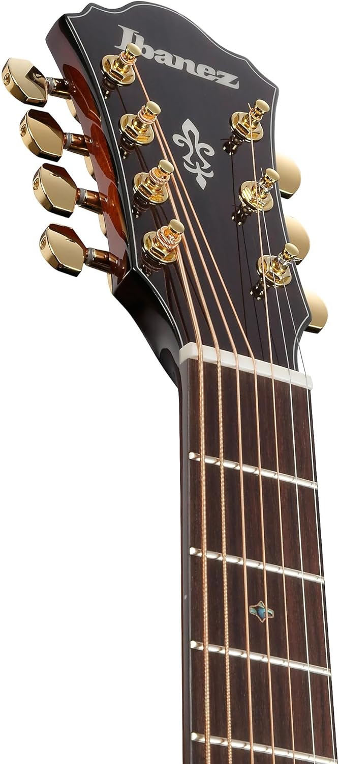 Ibanez AE3007FMH 7-string Acoustic-electric Guitar - Tobacco Edge Burst High Gloss