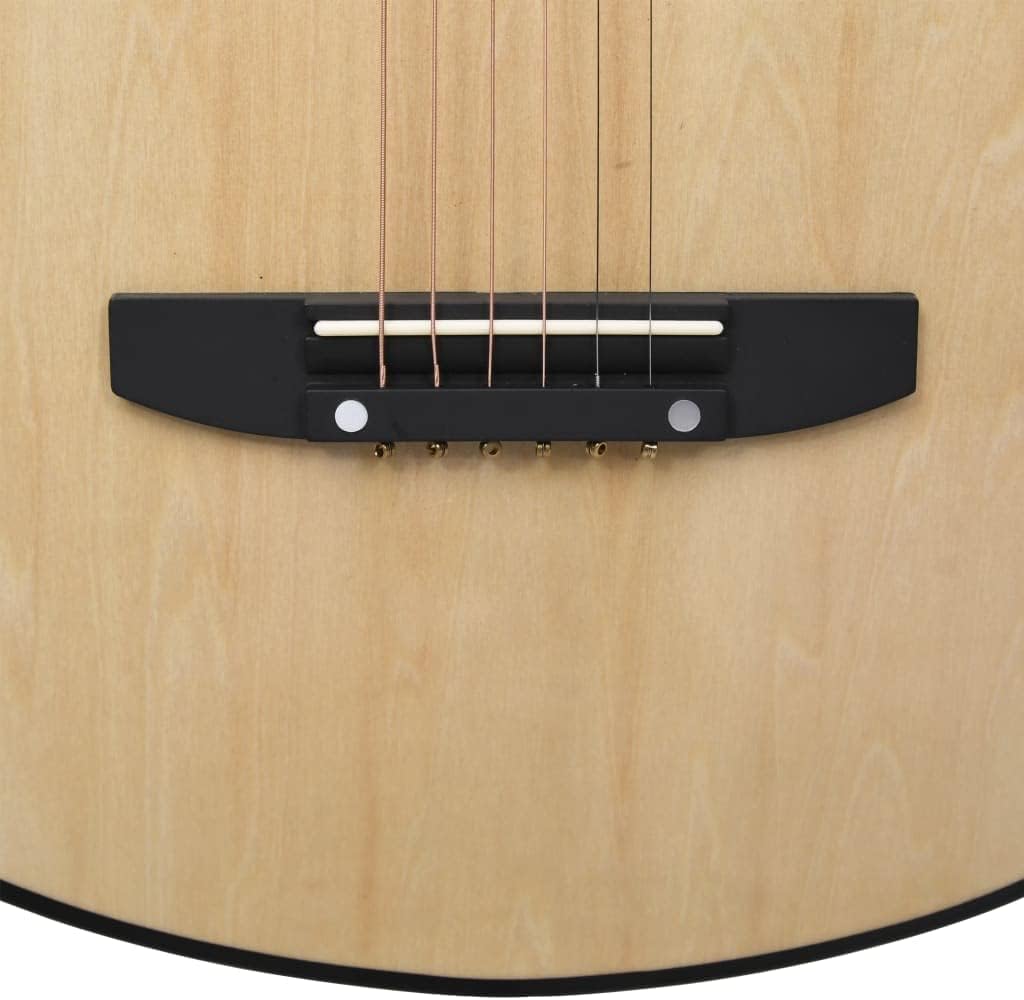 CHARMMA Western Acoustic Cutaway Guitar with 6 Strings 38