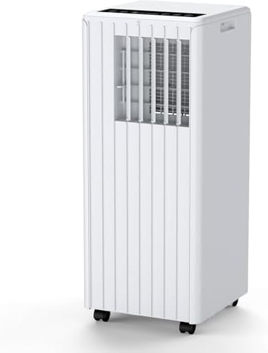 Portable Air Conditioners, 8000 BTU Portable AC Cools up to 350 Sq. Ft., LED Touch Panel, Built-in Dehumidifier, Fan, 3 in 1 Compact Indoor Quite AC Unit for Home Office Dorm RV