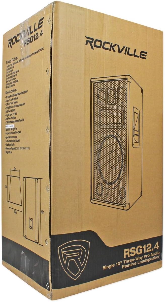 Rockville RSG12.4 1000-Watt Peak/500W RMS 12