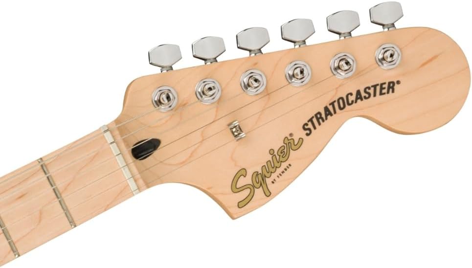 Fender Affinity Series™ Stratocaster®, Maple Fingerboard, Olympic White, 0378002505 Bundle w/12-Pack Guitar Picks and Liquid Audio Polishing Cloth