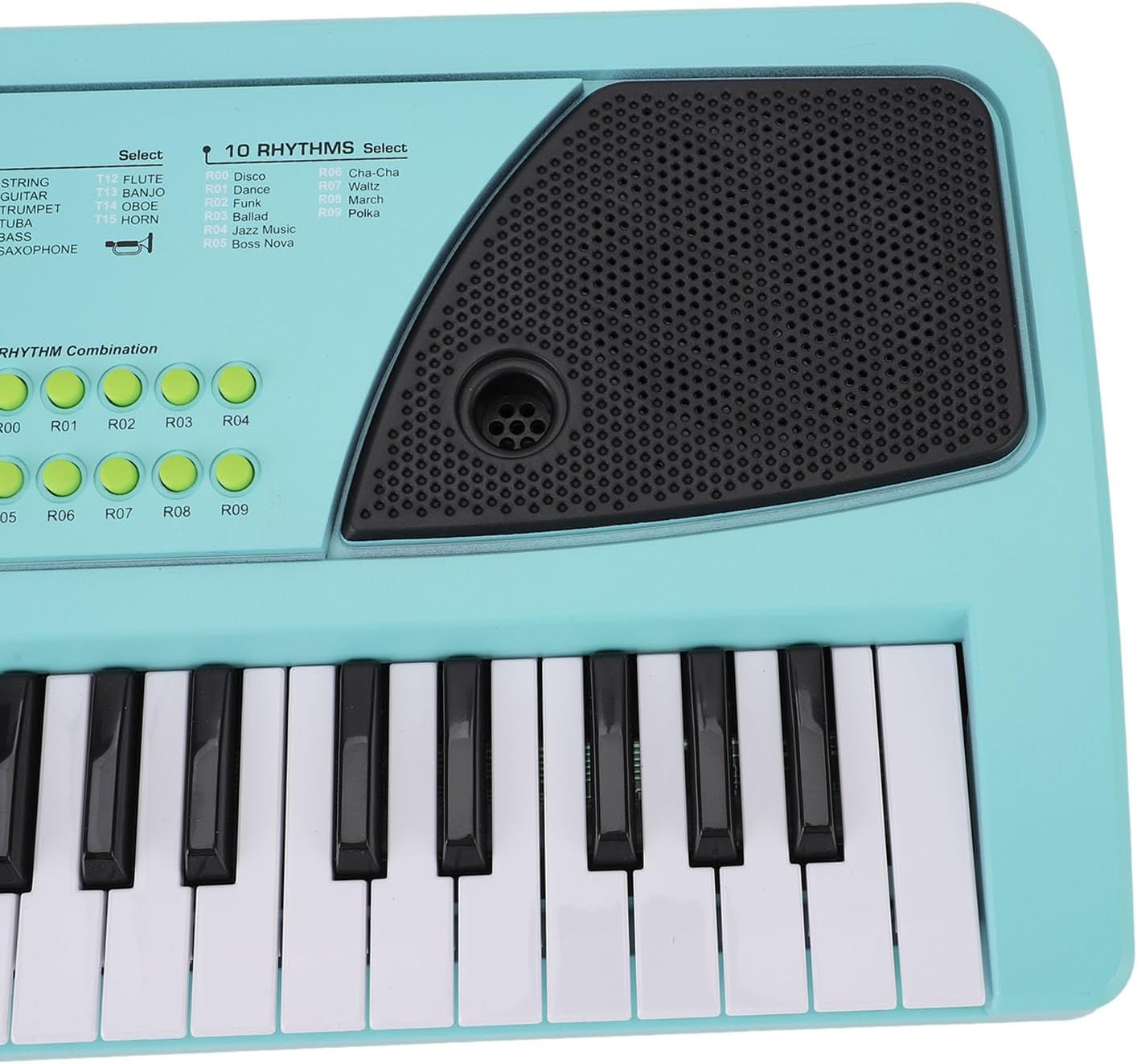 61 Key Keyboard Piano, USB Recargeable Portable Electronic Digital Piano with Microphone, Flexible Dual Power Source, Multi Functional Electronic Piano for Beginner Professional