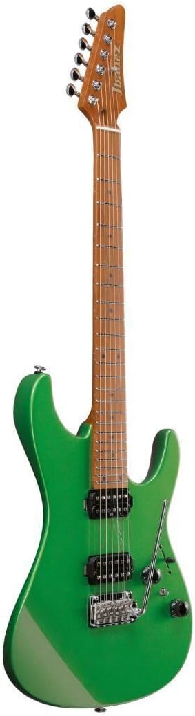 Ibanez AZ2402 Prestige Electric Guitar, Roasted Maple Fingerboard, Apple Green Metallic