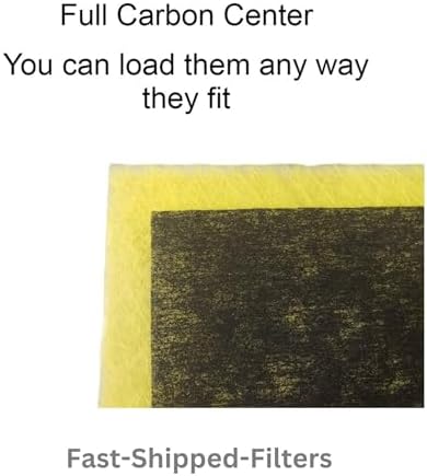 Fast-Shipped-Filters 3 Pack 14x25 Replacement Filter Pads Compatible with MicroPower Guard One Hour Air Cleaner Refill Yellow