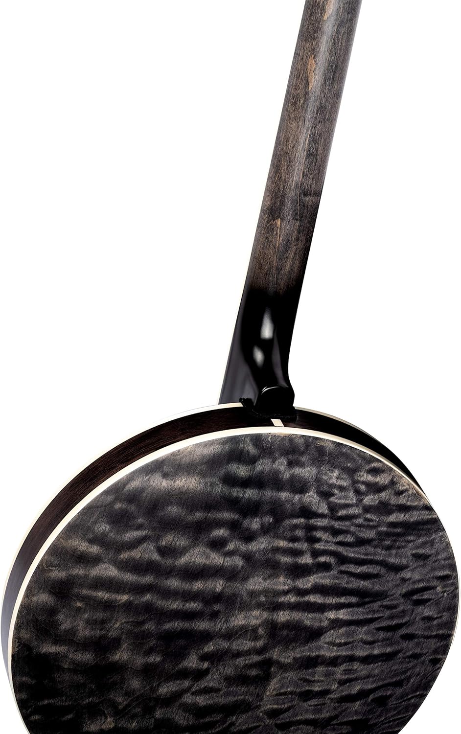 Ortega Guitars Facon Falcon Series 5-String Quilted Maple Resonator Acoustic-Electric Banjo w/Bag, Right (OBJE400TCO)