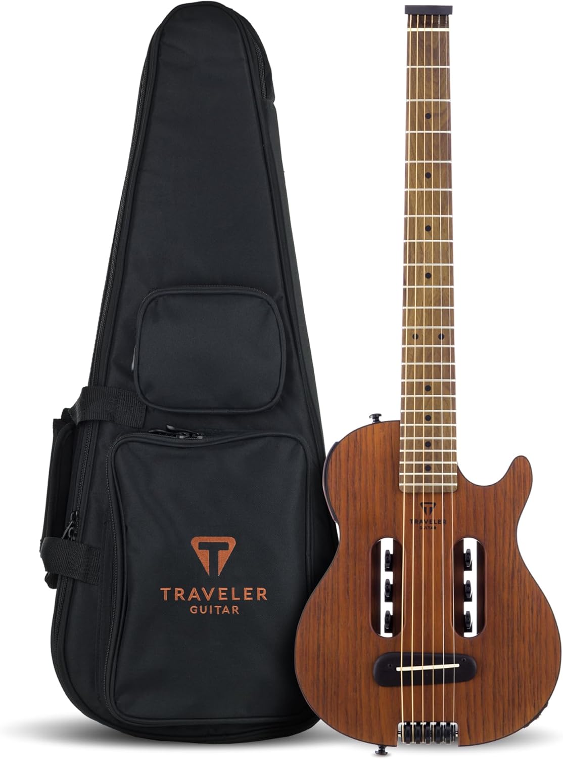 Traveler Guitar Escape Mark III Mahogany Acoustic Guitar | Portable Acoustic with Built-in Headphone Amp | Full 25.5