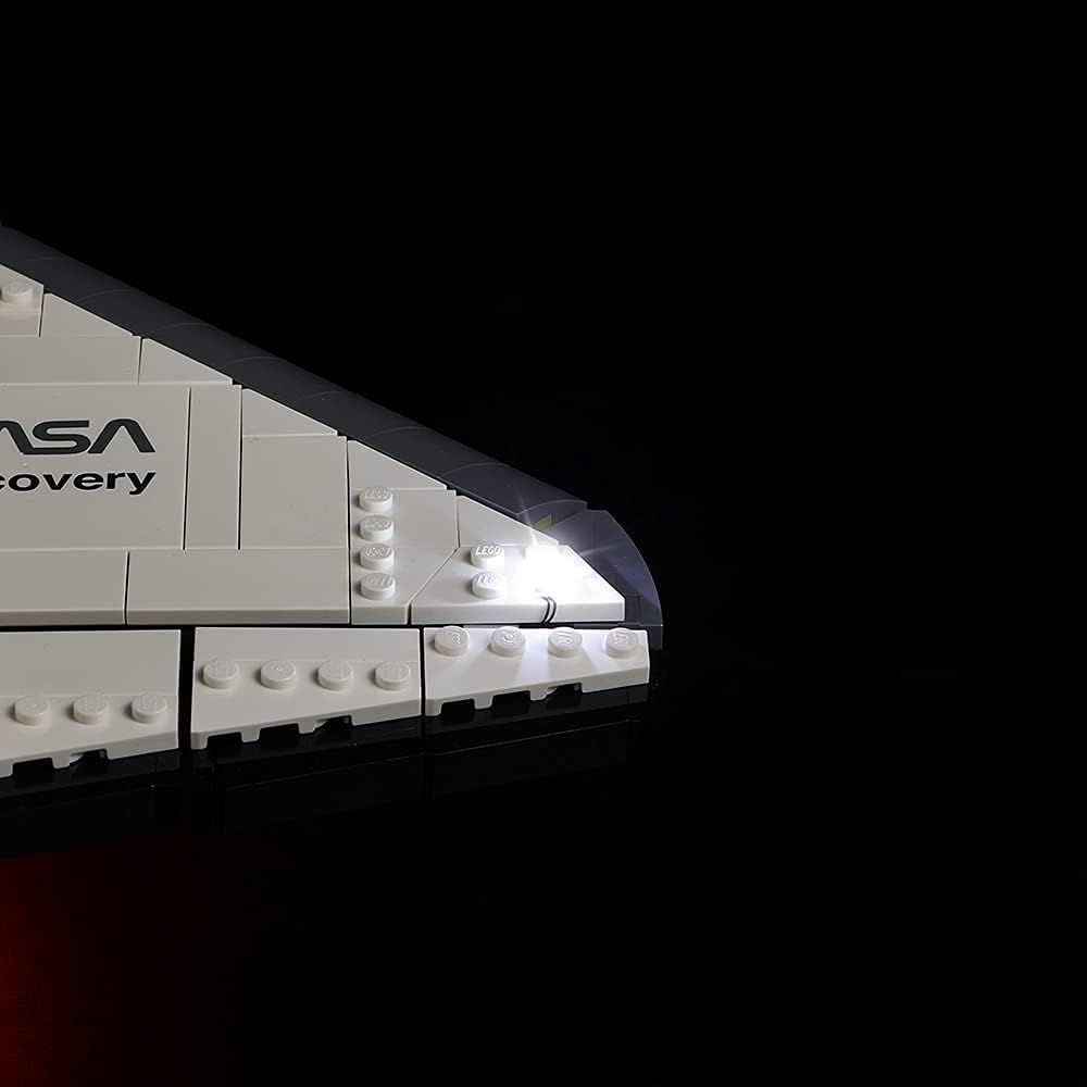 Kyglaring Light kit for Creator Expert NASA Space Shuttle Discovery Building Blocks Model -Light Set Led Compatible with Lego 10283-Not Include Model (RC Sound Version)