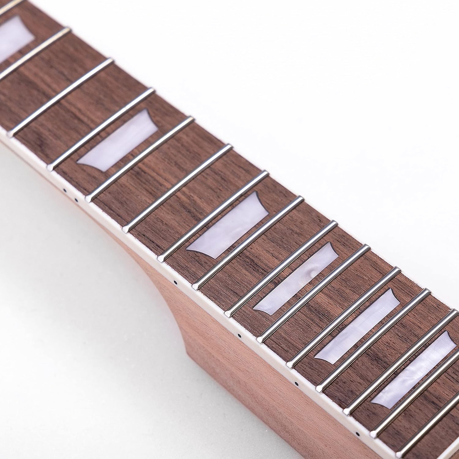 DIY Electric Guitar kits,Mahogany Body,Mahogany Neck and Rosewood Fingerboard,H-H Pickup Configuration,Natural