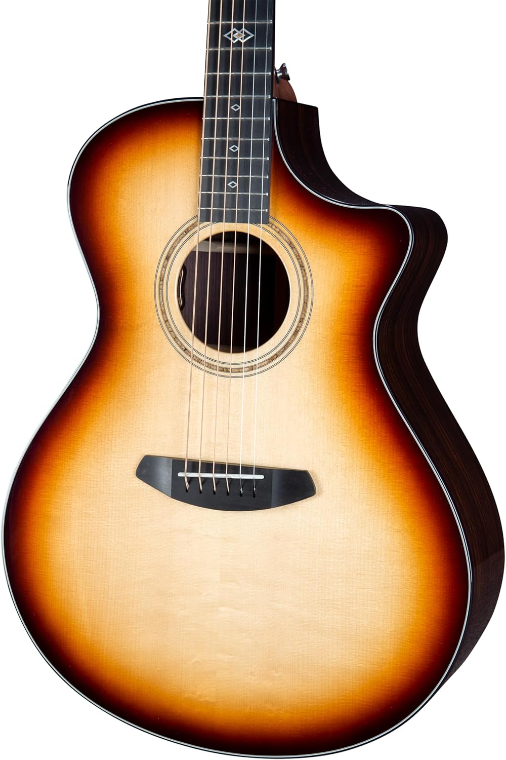Breedlove Premier Concerto CE Acoustic-Electric Guitar - Burnt Amber Adirondack/East Indian Rosewood