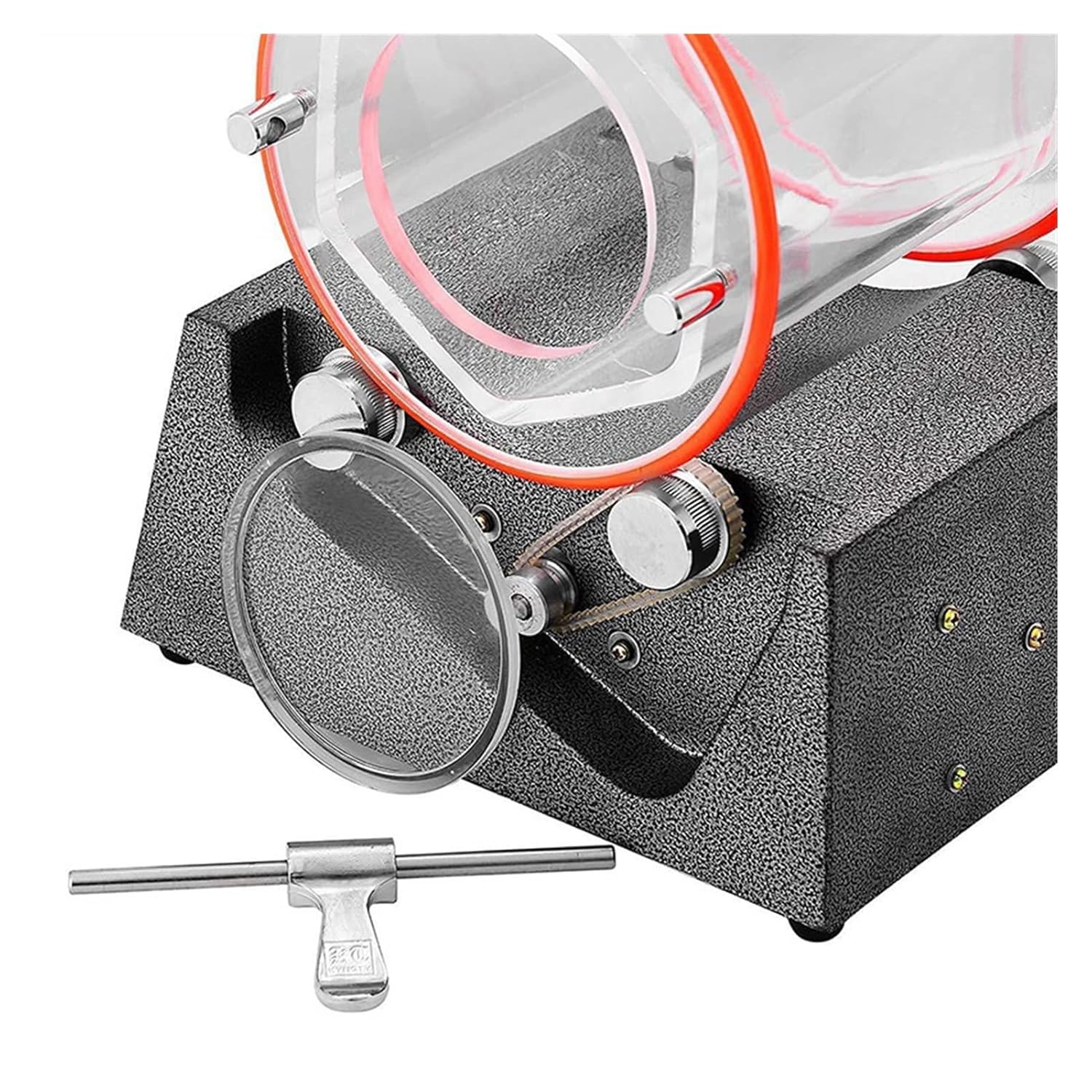 Jewelry Polisher, Drum Polishing Machine, Metal Silver Jewellery Cleaning Machine, Small Rotary Drum Machine, Desktop Gold Tool KT2000