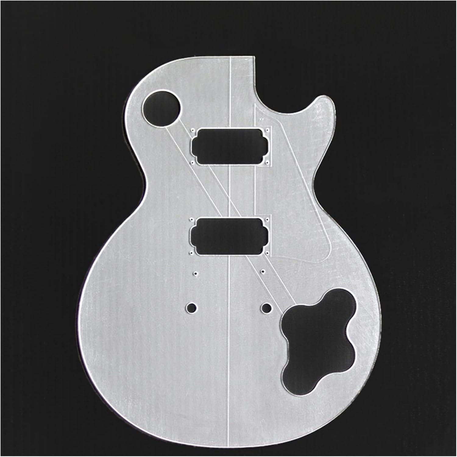 TSTS Acrylic Template Electric Guitar Making Tool Mold for Piano Body Suitable for LP Electric Guitar Guitar Tools (Color : 1)