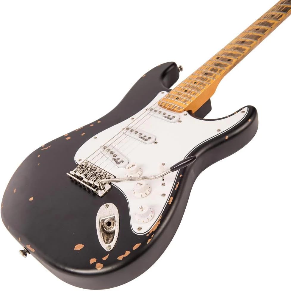 Vintage Guitars Icon V6 Electric Guitar - Black