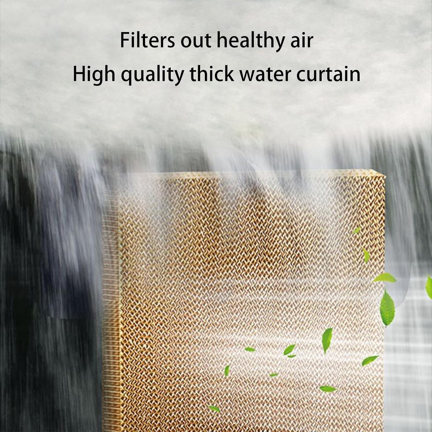 Evaporative Air Cooler, Portable Air Conditioner with Quiet 3 Wind Speeds, Personal Swamp Cooler for Room Office Factory