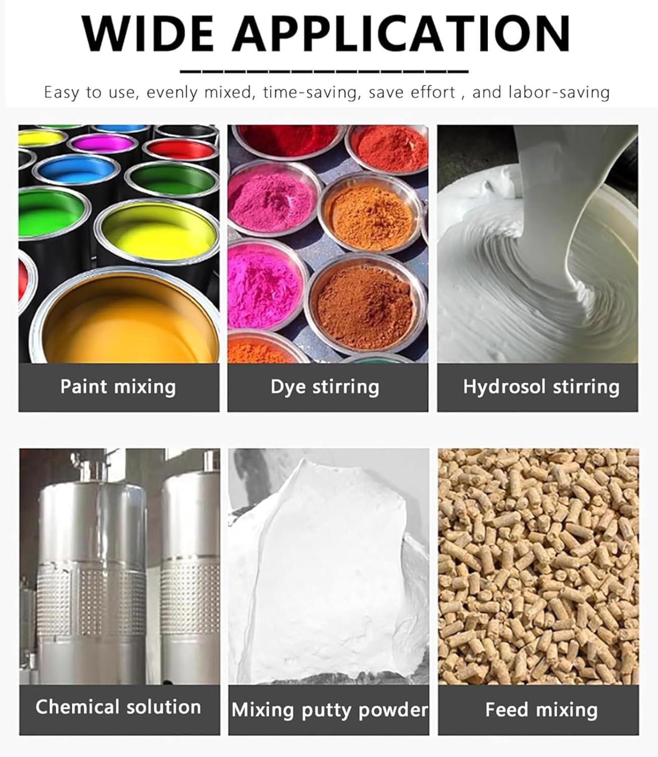 Handheld Mixer Drum Mixer,Pneumatic Paint Mixer Stirrer, Agitator Paint Mix Tool Paint Agitator Paint Mixing Machine