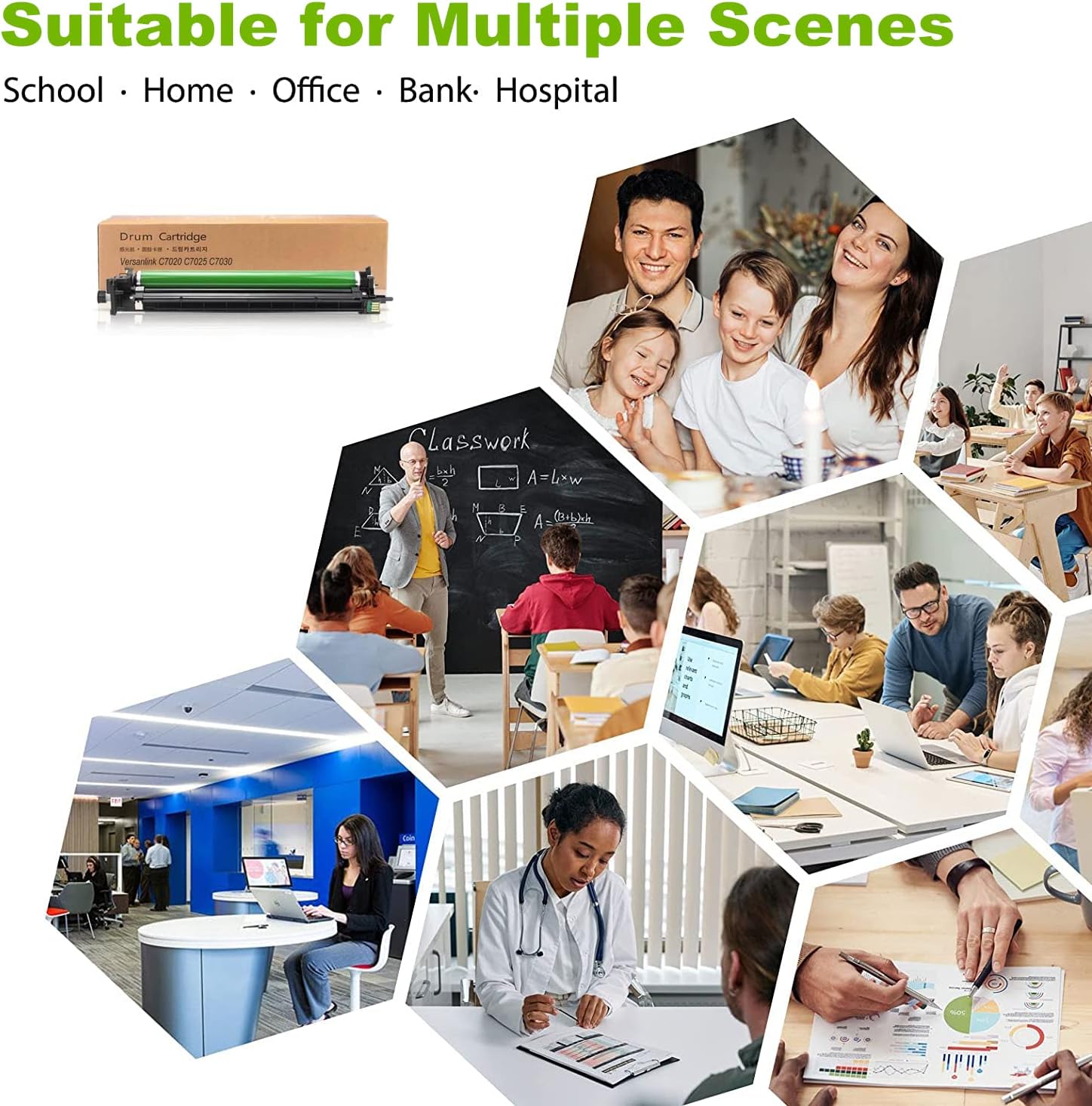 Offstar Remanufactured 113R00780 Drum Cartridge for Xerox VersaLink C7020 C7025 C7030 Drum Unit/Imaging Unit (1 Pack)