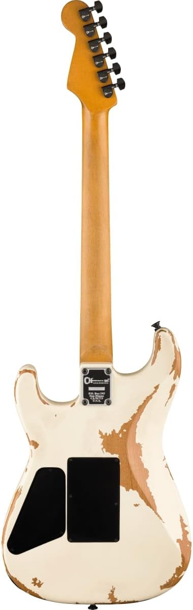 Charvel Pro-Mod Relic San Dimas Style 1 HH FR PF Electric Guitar - Weathered White