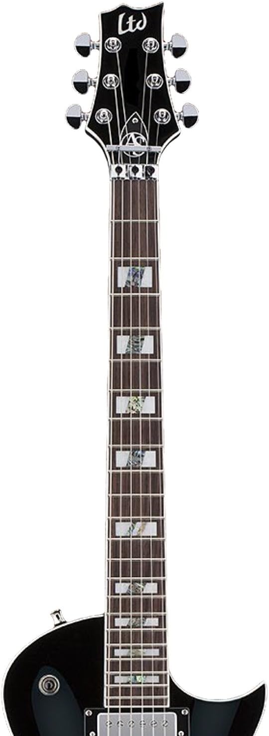 ESP Guitars 4 String Solid-Body Electric Guitar, Right Handed (LAS1FRFMBLKAQSB)