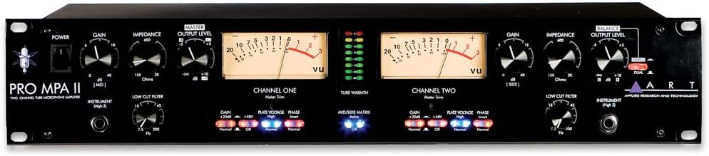 ART ProMPAII Two Channel Discrete Class A Microphone Preamp Bundle with Kopul CBT-8-8-in-1 Cable Tester and 2x XLR-XLR Cable