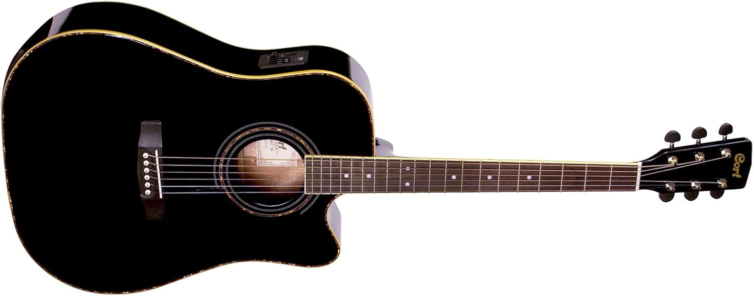 CORT Black Electroacoustic Guitar