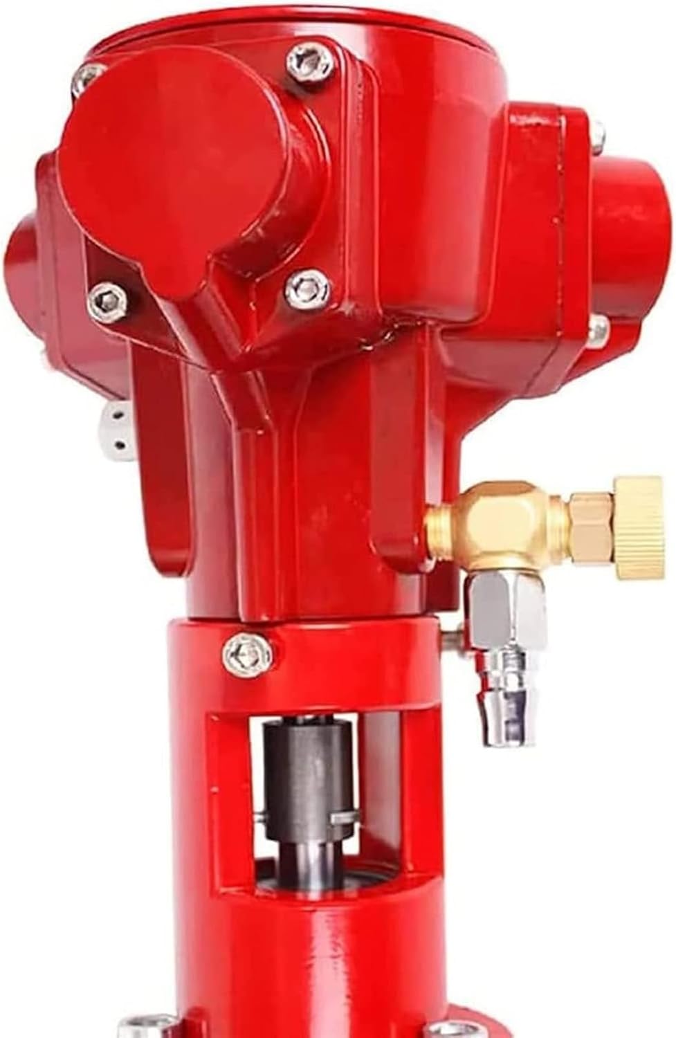 Pneumatic Paint Mixer, 5 Gallon Stainless Steel Agitator, 1500-2600rmp, Automatic Lifting Stirring Machine, for Paint Factory/Dye/Resins/Liquid Medicine Mixing