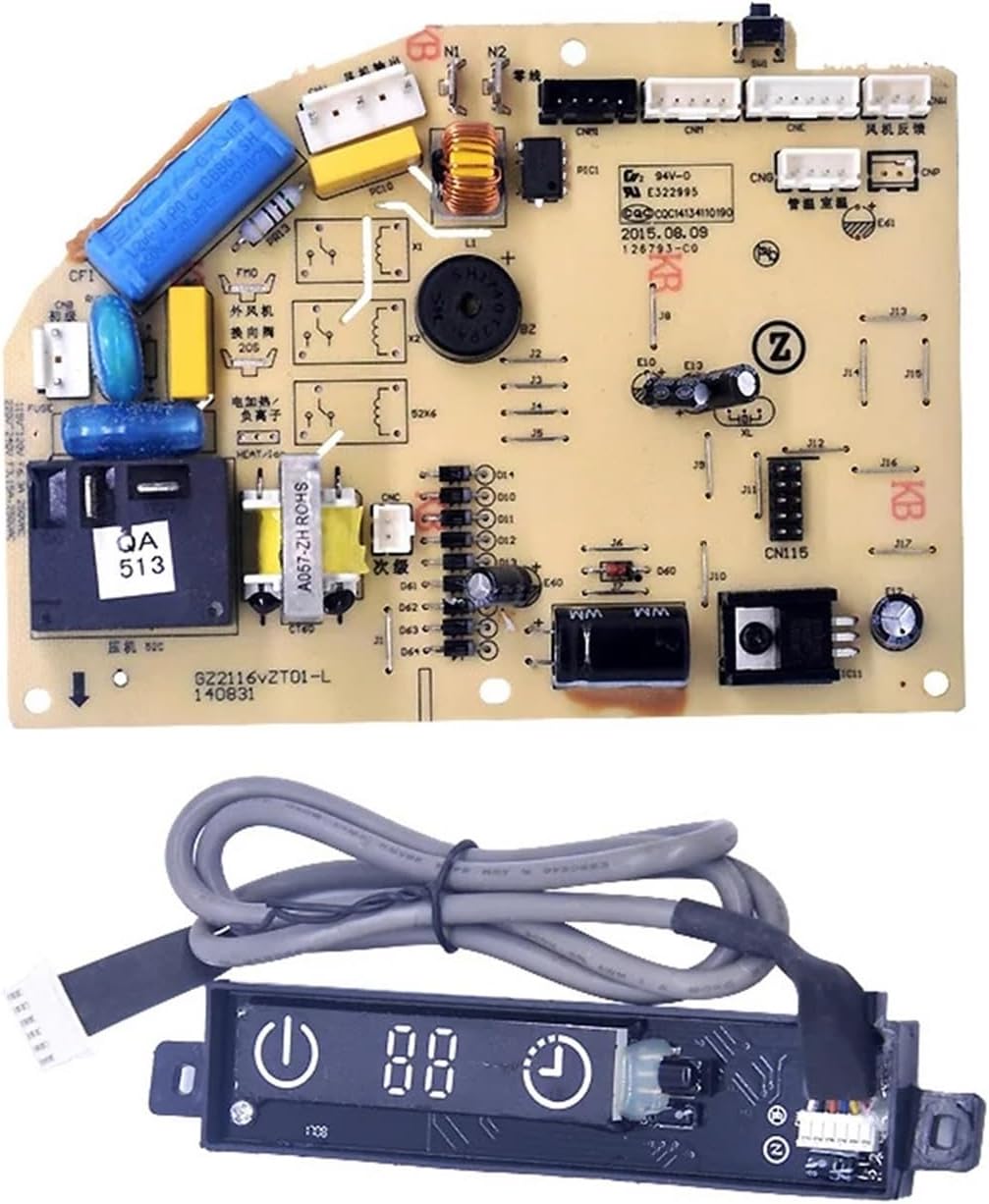 Compatible for Air， Conditioner Computer Board Circuit DK-26A3-VT Motherboard GZ2116vZT01-L Receiving Display Good Working(Yellow)