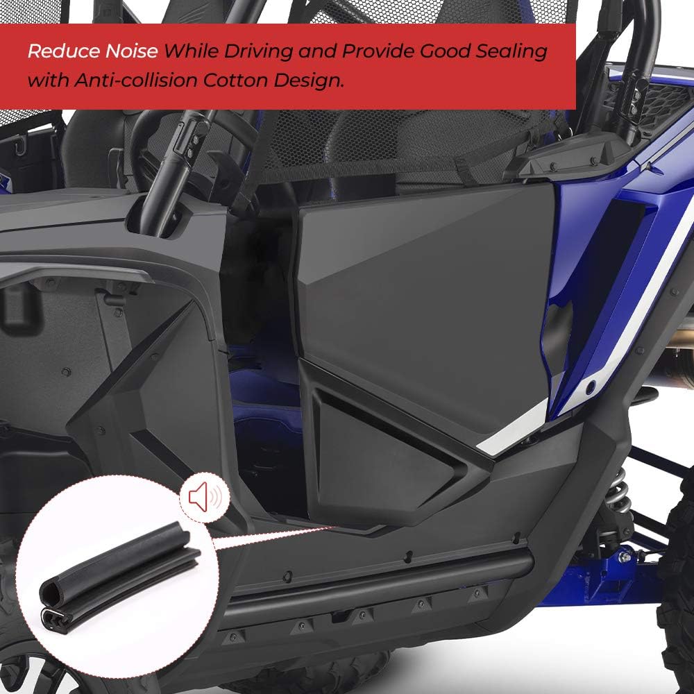 KEMIMOTO UTV Front Lower Doors, UTV Doors with Built in Frame, Block Dust & Mud, Compatible with Talon 1000X/1000R/1000X-4 2019-2025, Replaces 08R77-HL6-A00, Accessories 2 Front Lower Doors