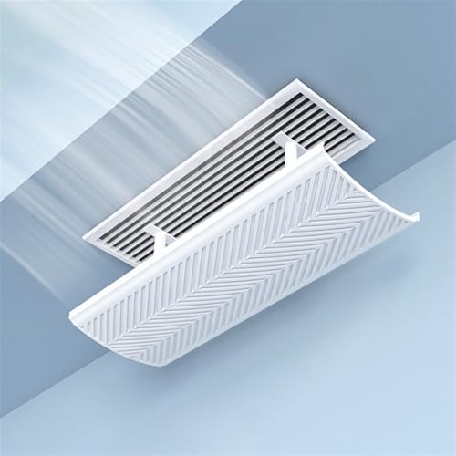 Air conditioning deflector Top Outlet Central AC Air Flow Deflector, Adjustable Air Conditioner Deflector, Air Wing Air Cooled Baffle Wind Direction Windshield
