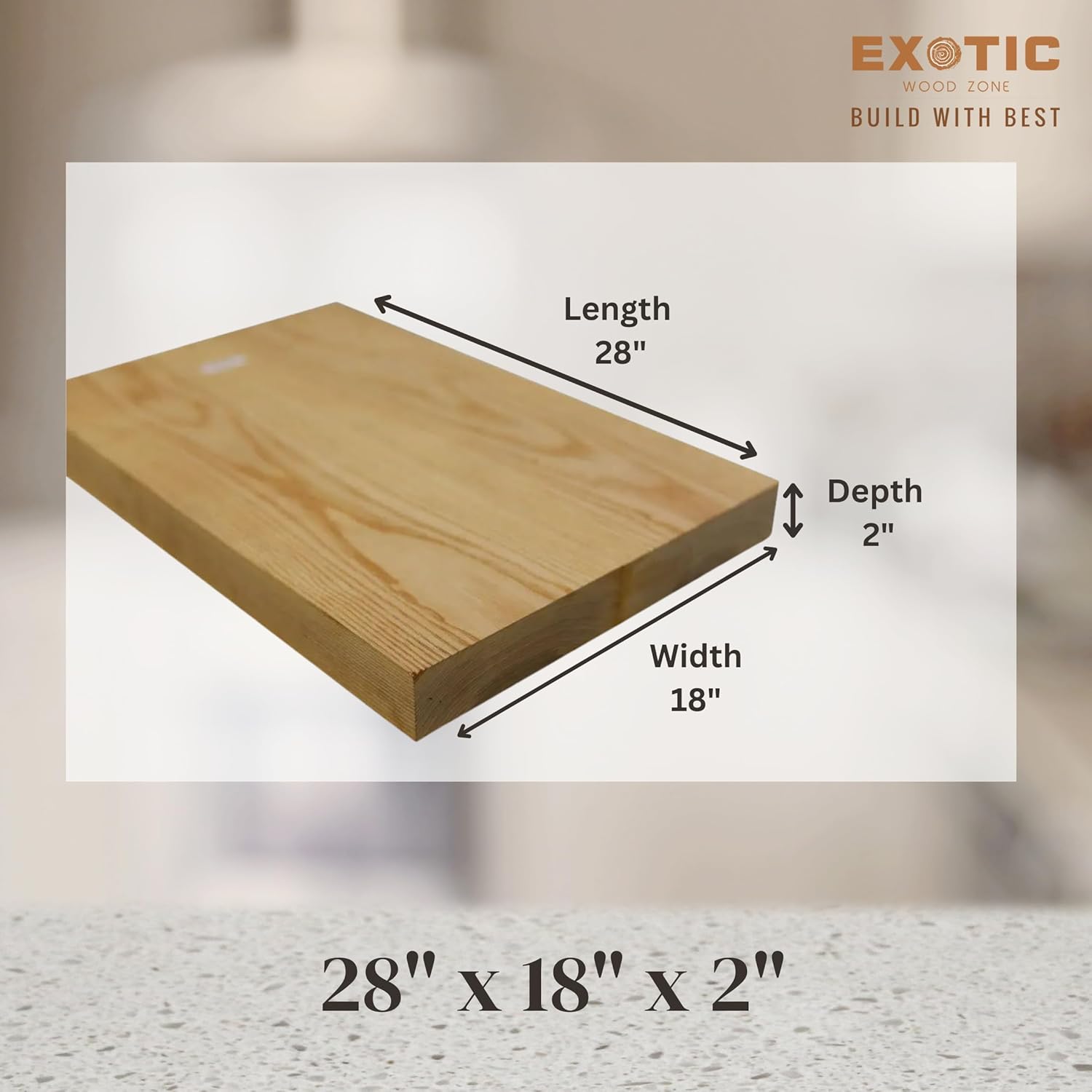 Exotic Wood Zone | Swamp Ash Explorer Electric/Bass Musical Wood Body Blanks | Guitar Luthier Tonewood Suppliers | Unglued Unplaned - 28