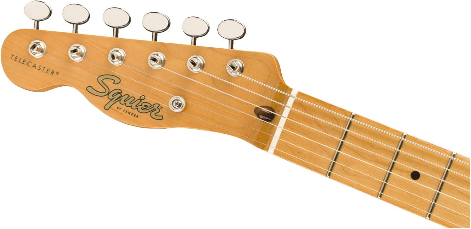 Squier Classic Vibe 50s Telecaster Electric Guitar, with 2-Year Warranty, Butterscotch Blonde, Maple Fingerboard, Left-Handed