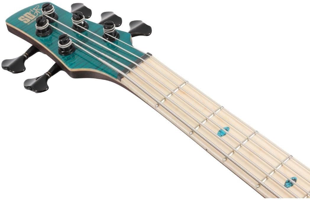 Ibanez SR Premium 5-string Electric Bass - Caribbean Green Low Gloss