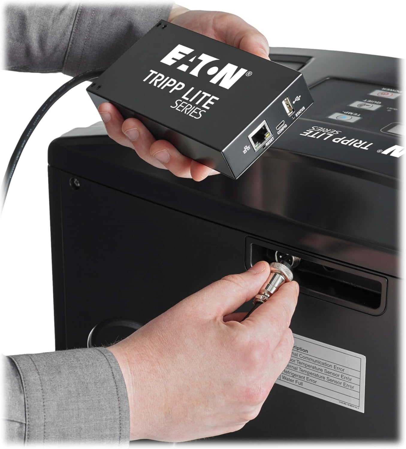 Tripp Lite Eaton Tripp Lite SRCOOL12KE Spot Cooler Air Conditioner for Server Racks and Network Closets, 13,000 BTU (3.8kW), 120V, High Efficiency, Portable Self-Contained AC Unit