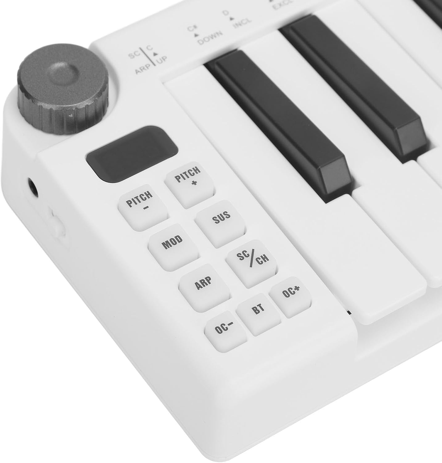 25-Key MIDI Keyboard Controller, USB-C and Wireless Connectivity, ABS Black