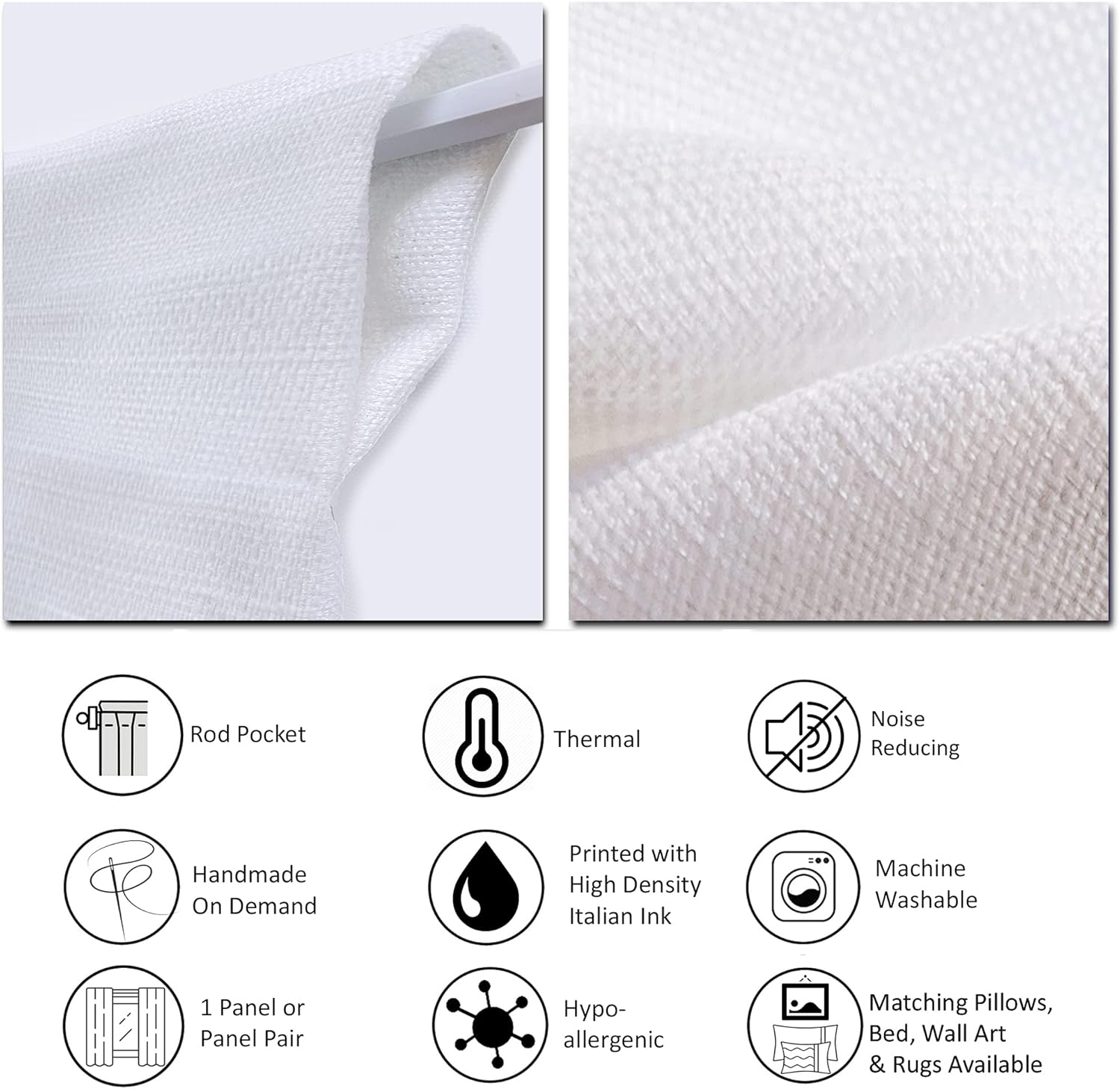 Curtains 'African Drum Beckground' Curtains for Bedroom, Curtains for Living Room, Curtains & Drapes - Thermal Insulated - Single Panel-52x108