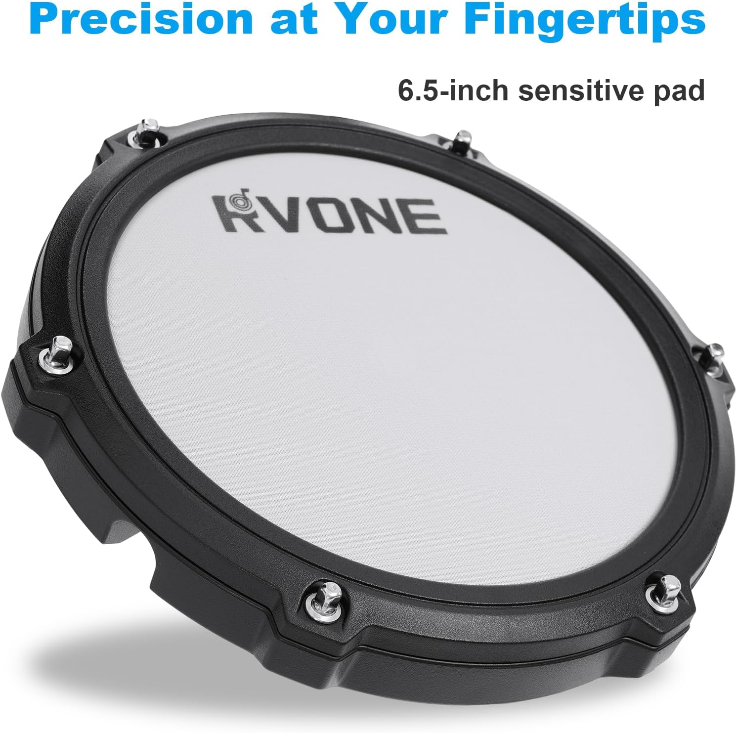 Electric Drum Set with Kick Hammer Pedal, Electronic Drum Kit for Kids Adult Beginner with 150 Sounds, 10