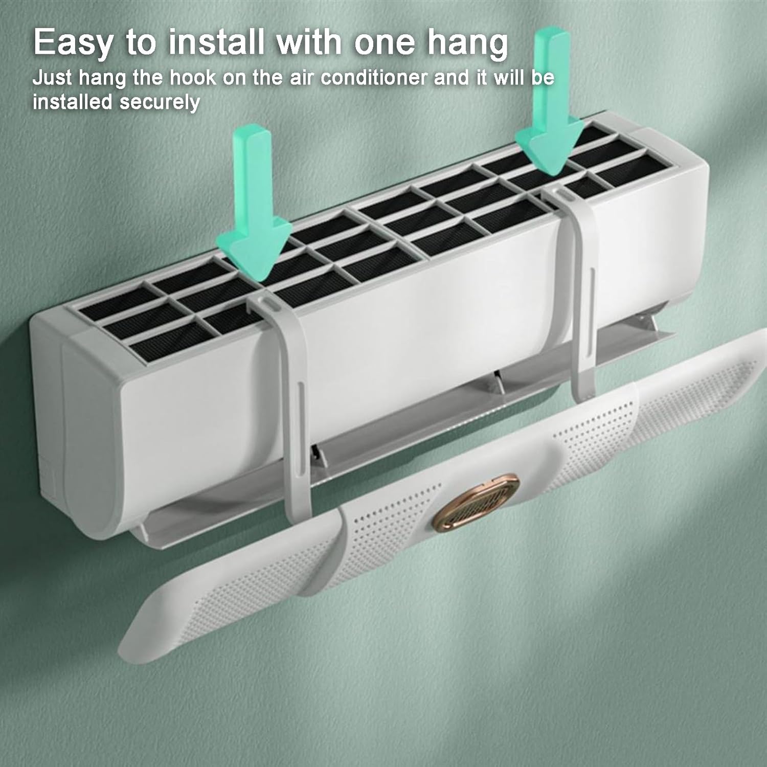 Adjustable Air Conditioner Deflector, Universal Retractable Air Conditioner Shiel, Anti Direct Blowing Wind, Applicable to Home and Company